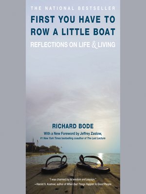 cover image of First You Have to Row a Little Boat